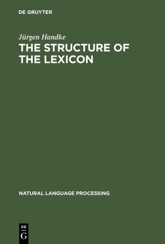 The Structure of the Lexicon: Human versus Machine