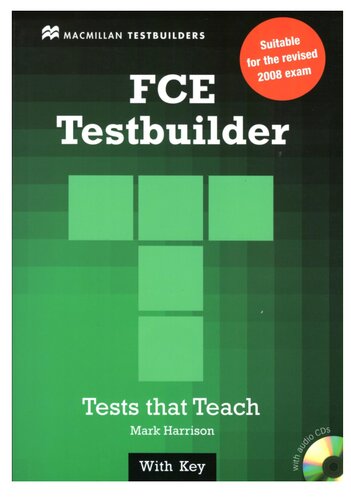 New FCE Testbuilder: Student Book with Key by Harrison, Mark, Allsop, Jake (2010) Paperback