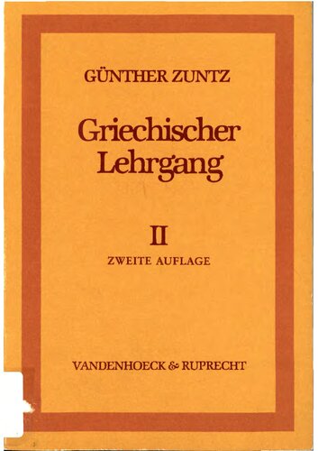 Griechischer Lehrgang. 2, Exercitia, Vokabular