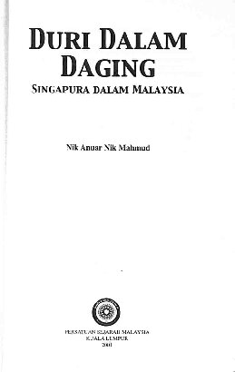 Duri Dalam Daging: Singapura Dalam Malaysia