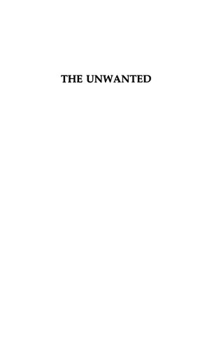 The Unwanted: European Refugees in the Twentieth Century