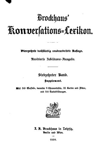 Brockhaus' Konversations-Lexikon