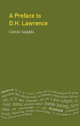 A Preface to D.H. Lawrence