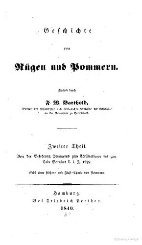 Geschichte von Rügen und Pommern