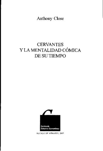 Cervantes y la mentalidad cómica de su tiempo