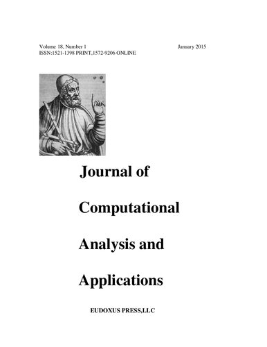 JOURNAL OF COMPUTATIONAL ANALYSIS AND APPLICATIONS VOLUME 18 (1-4), 2015