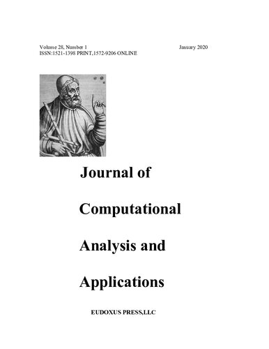 JOURNAL OF COMPUTATIONAL ANALYSIS AND APPLICATIONS VOLUME 28, 2020