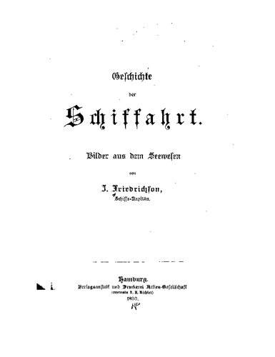 Geschichte der Schiffahrt