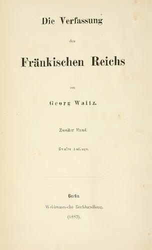 Die Verfassung des Fränkischen Reichs