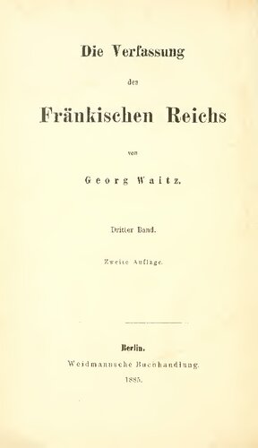 Die Verfassung des Fränkischen Reichs