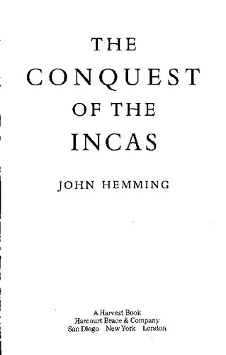 The conquest of the Incas