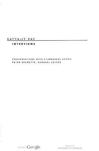 Satyajit Ray: Interviews
