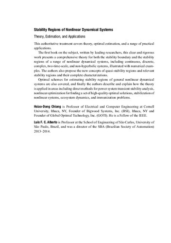 Stability Regions of Nonlinear Dynamical Systems: Theory, Estimation, and Applications