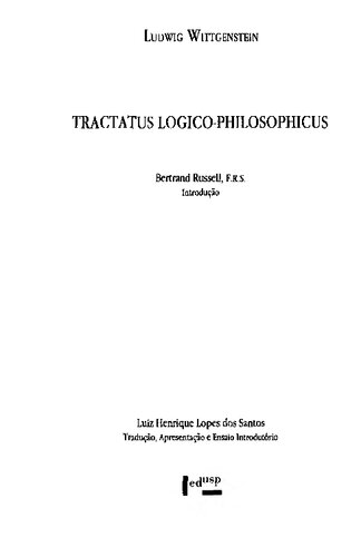 Tractatus Logico-Philosophicus (edição bilíngue)