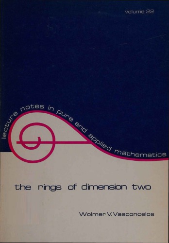 The rings of dimension two