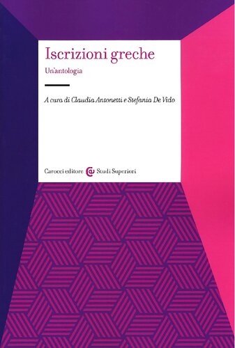 Iscrizioni greche. Un'antologia