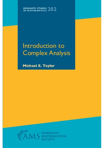 Introduction to Complex Analysis (Graduate Studies in Mathematics)