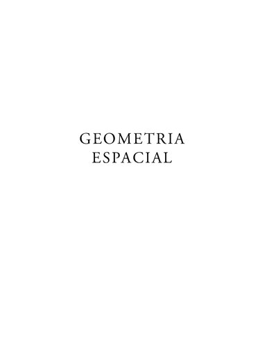Geometria Espacial