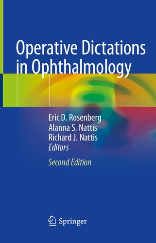 Operative dictations in ophthalmology