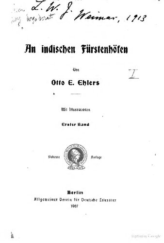 An indischen Fürstenhöfen