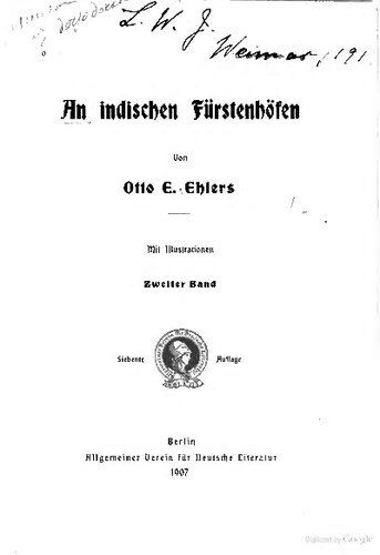 An indischen Fürstenhöfen