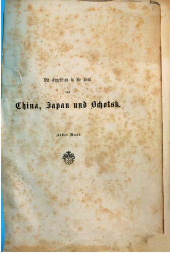 Die Expedition in die Seen von China, Japan und Ochotsk