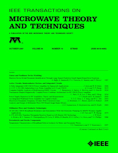 IEEE MTT-V055-I10 (2007-10)