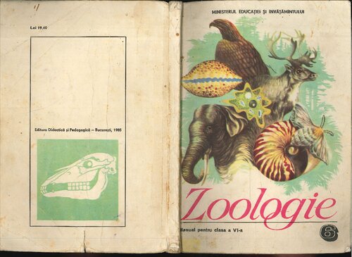 Zoologie. Manual pentru clasa a VI-a