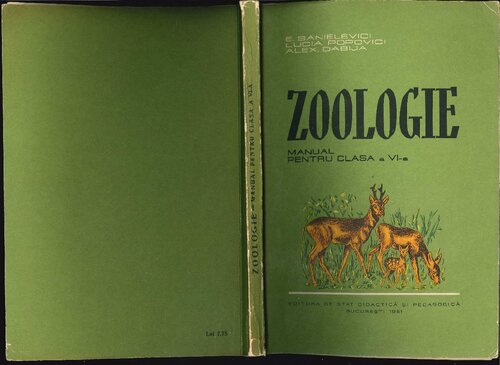 Zoologie. Manual pentru clasa a VI-a