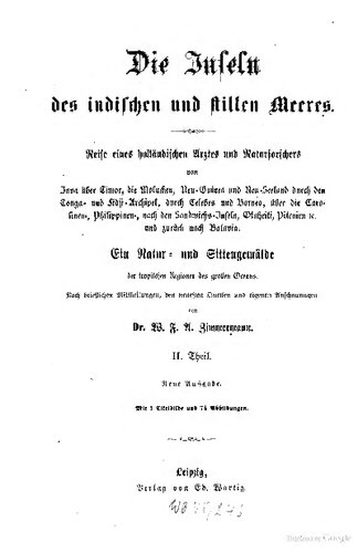 Die Inseln des indischen und stillen Meeres