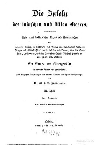 Die Inseln des indischen und stillen Meeres