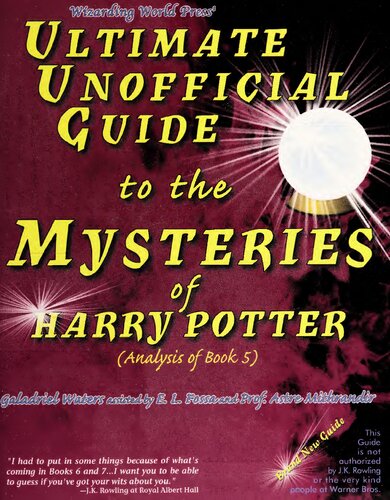 Ultimate Unofficial Guide to the Mysteries of Harry Potter: Analysis of Book 5