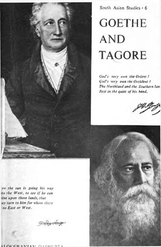 Goethe and Tagore: A Retrospect of East-west Colloquy