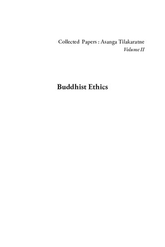 Buddhist Ethics