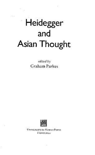 Heidegger and Asian Thought