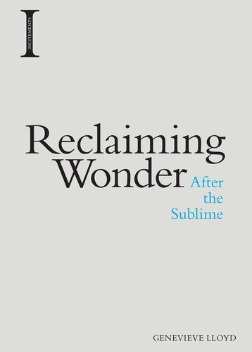 Reclaiming Wonder : After the Sublime