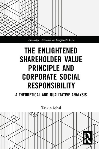 The Enlightened Shareholder Value Principle and Corporate Social Responsibility: A Theoretical and Qualitative Analysis