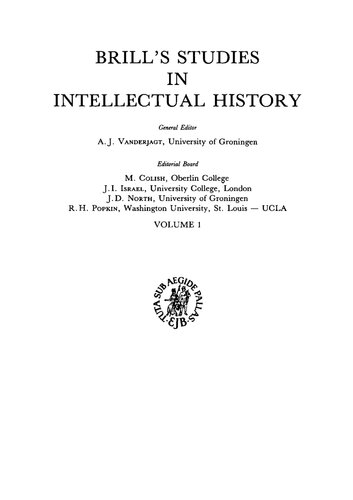 Isaac La Peyrère (1596–1676). His Life, Work and Influence