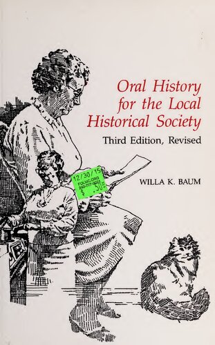 Oral History for the Local Historical Society