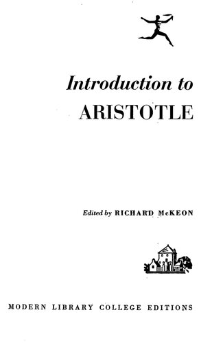 Introduction to Aristotle