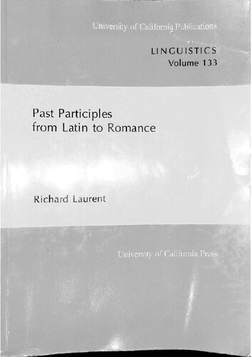 Past Participles from Latin to Romance
