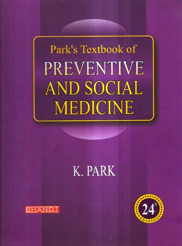Park's Textbook of Preventive and Social Medicine