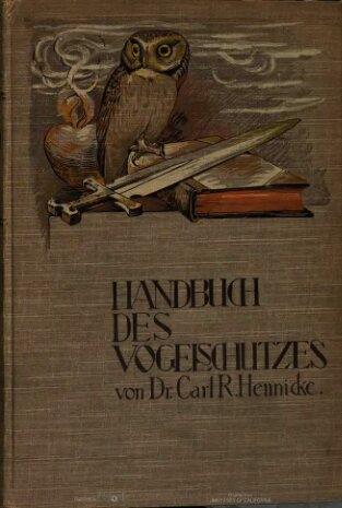 Handbuch des Vogelschutzes