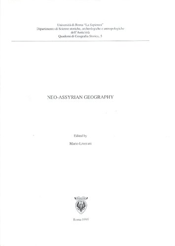 Neo-assyrian geography