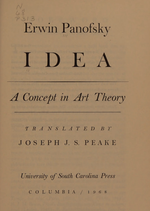 Idea: A Concept in Art Theory