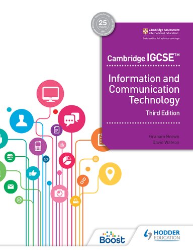 Cambridge IGCSE information and communication technology.