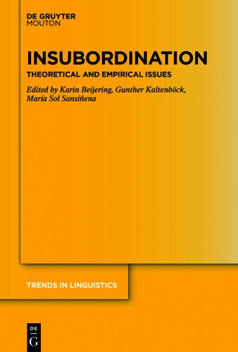 Insubordination: Theoretical and Empirical Issues