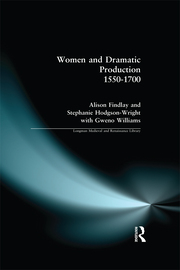 Women and Dramatic Production 1550-1700