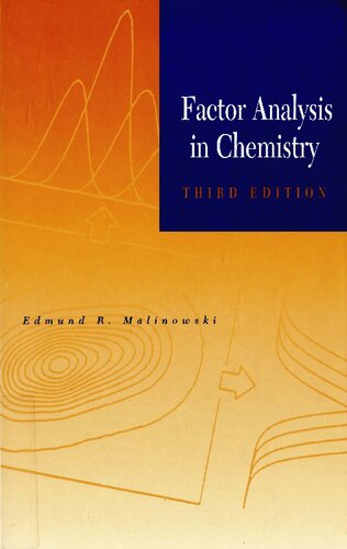 Factor Analysis in Chemistry