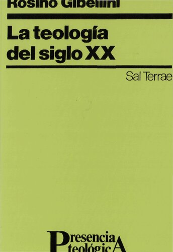 La teología del siglo XX